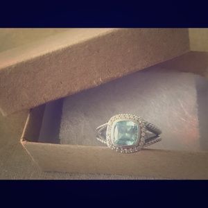 Kiera CZ Blue Ring
